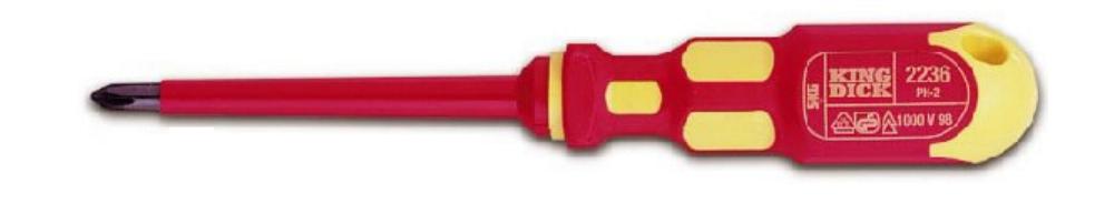 King Dick Super 2000 VDE 1000V Phillips Screwdriver 3 x 60mm PH 0 22360