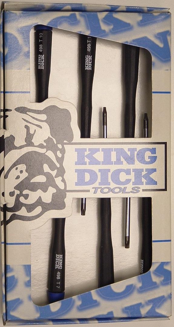 King Dick 'Profi' 7 Piece Torx Screwdriver Set 55770
