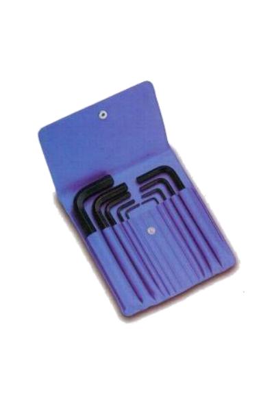 King Dick 10 Piece AF Hexagon Wrench Set - HWA100