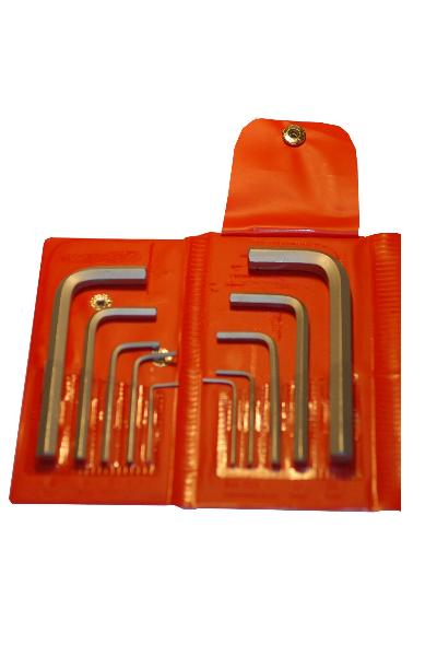 King Dick 10 Piece Metric Hexagon Wrench Set - HWM150